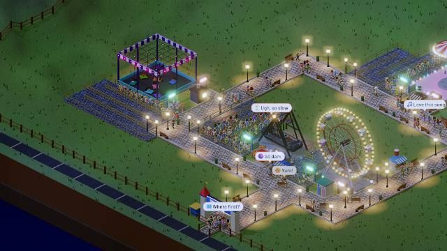 A view of Hilltop Fair, a Park Baron park