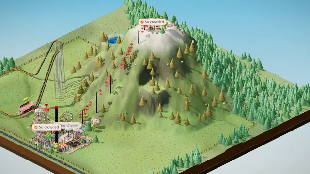 Summit Peak, a Premium scenario: a theme park on a mountain