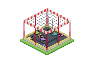 Bumper Cars: gentle in Park Baron