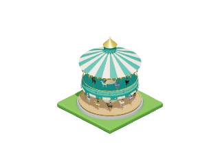 Double-Decker Carousel: gentle in Park Baron