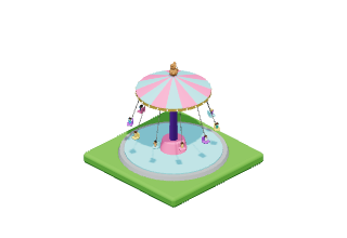 Kiddie Swings: gentle in Park Baron