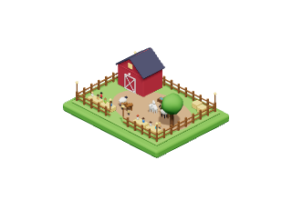 Petting Zoo: gentle in Park Baron