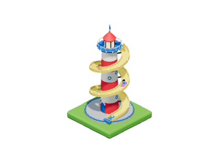 Spiral Slide: gentle in Park Baron