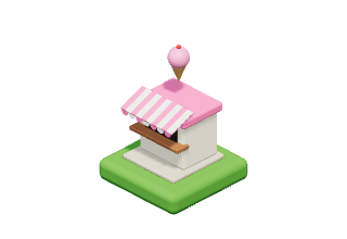 Ice Cream Kiosk: food in Park Baron