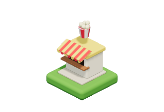 Popcorn Stand: food in Park Baron