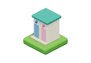 Toilets: facility in Park Baron