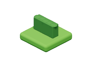 Hedge Wall: A neatly clipped hedge. Line them up into walls.