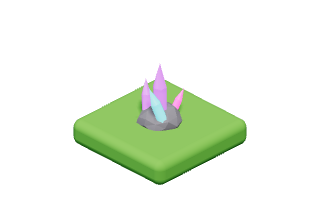 Glow Crystals: A cluster of alien crystals that glow in the dark.