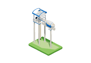 Monorail: transport in Park Baron